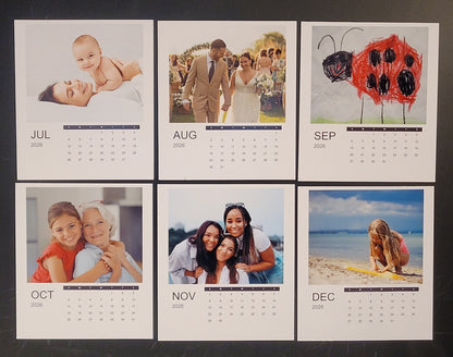 Flexible Photo Calendar Magnets