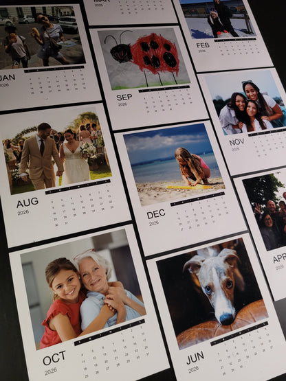 Flexible Photo Calendar Magnets